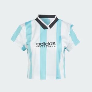 Adidas | Tiro Colorblock Cropped Tee
